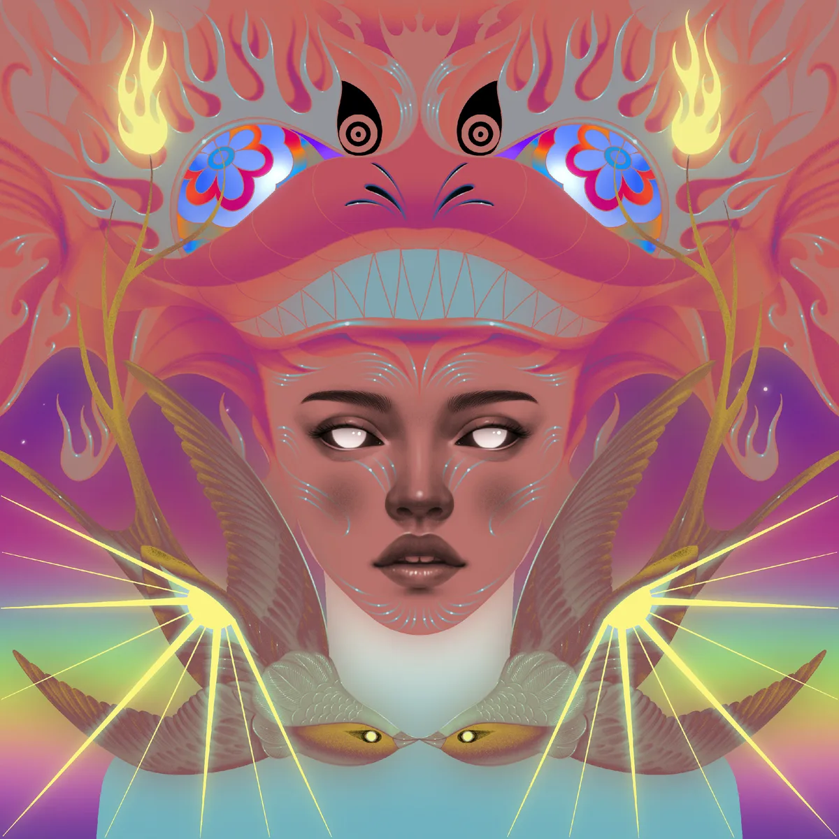 Amparuche #7 — Guardián de Fuego & Aves Astrales